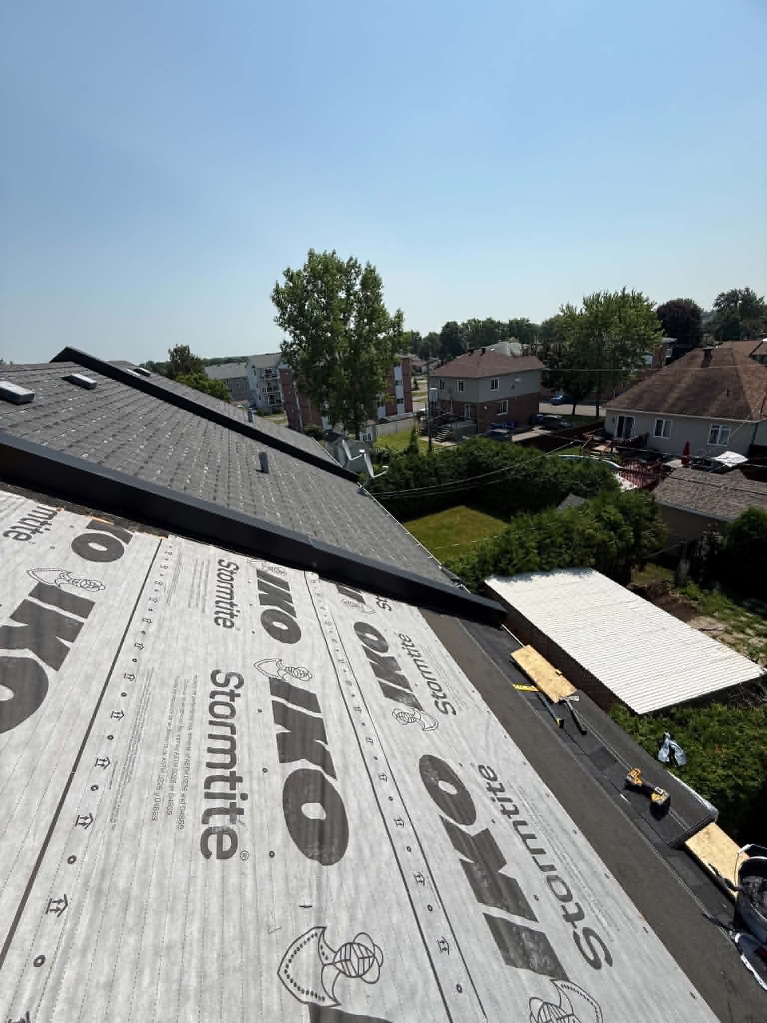Réfection de toiture à Longueuil